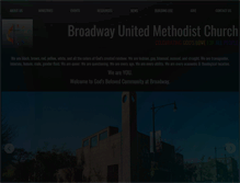 Tablet Screenshot of broadwaychurchchicago.com